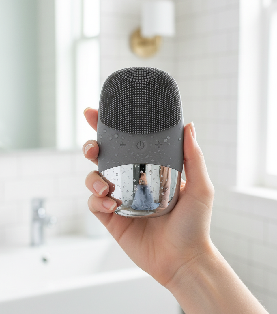 Vimyshow Facial Cleansing Brush with ultrasonic vibration
