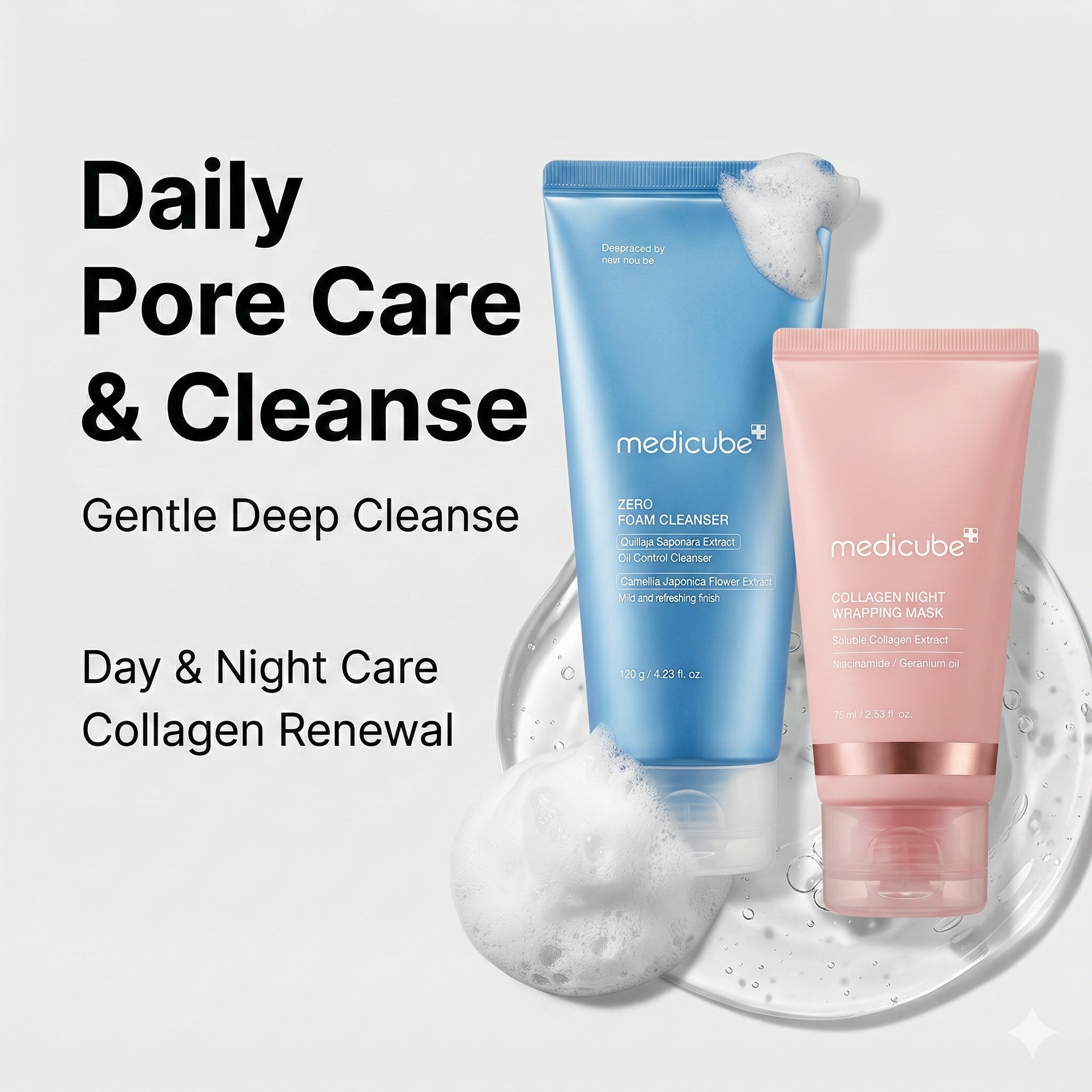 Cleanser for deep cleansing