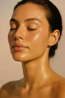 Image showing radiant and glowing skin