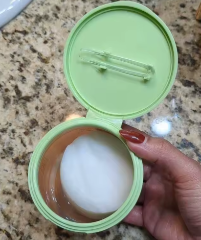 Close-up of skin showing improved texture and brightness after using ProductX