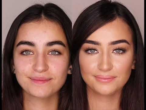 Before using concealer showing imperfections