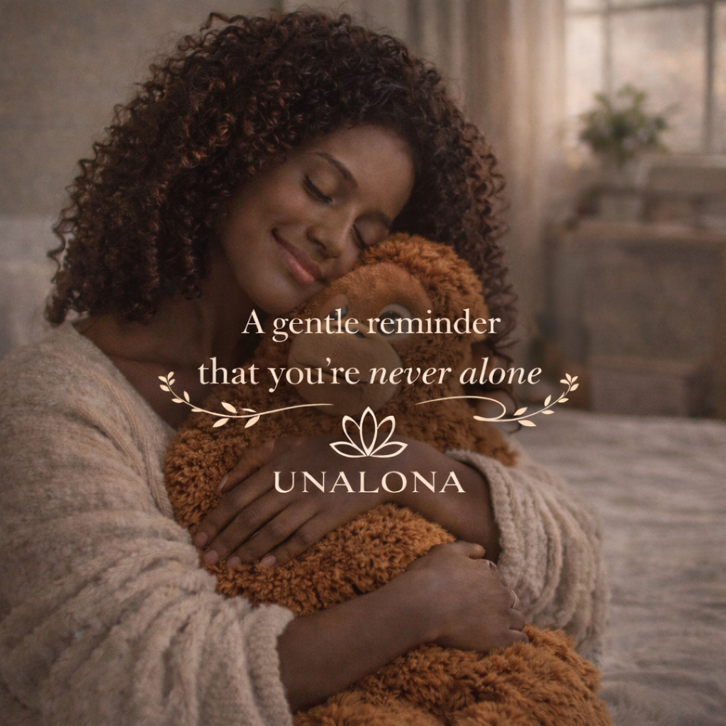 Soft plush toy offering comfort and support