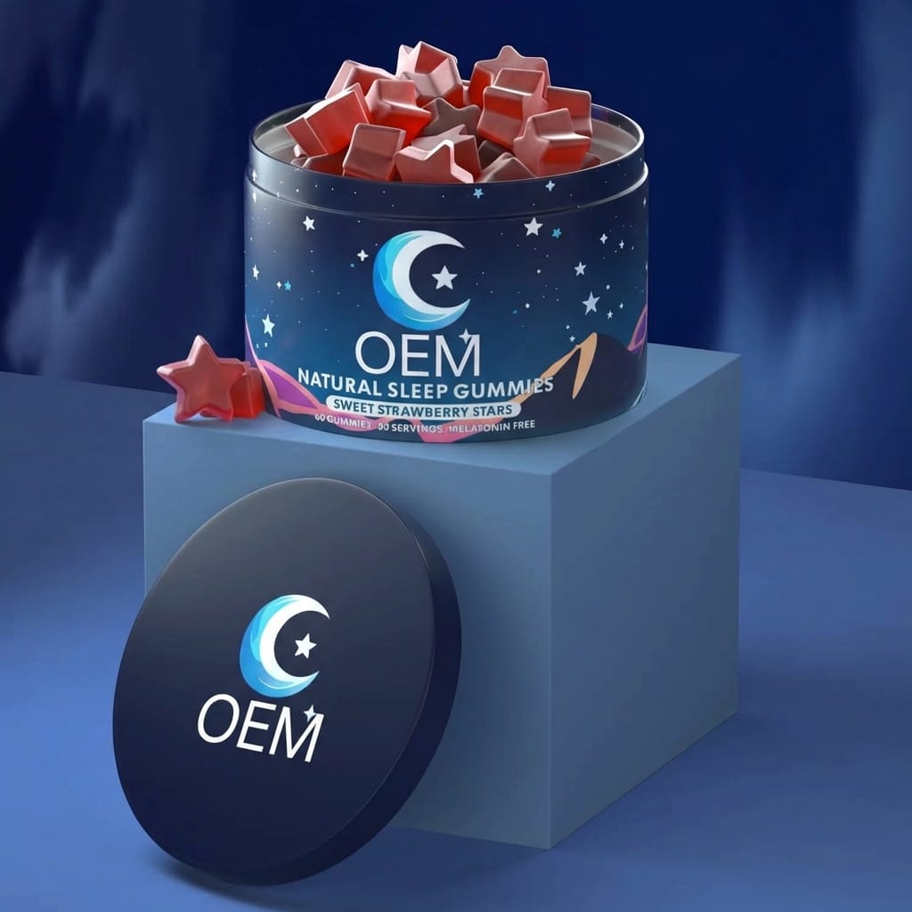 Gomitas veganas para un sueño reparador