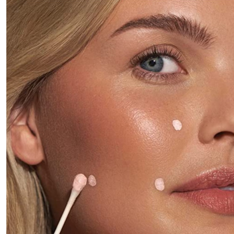 Loción secándose en la piel