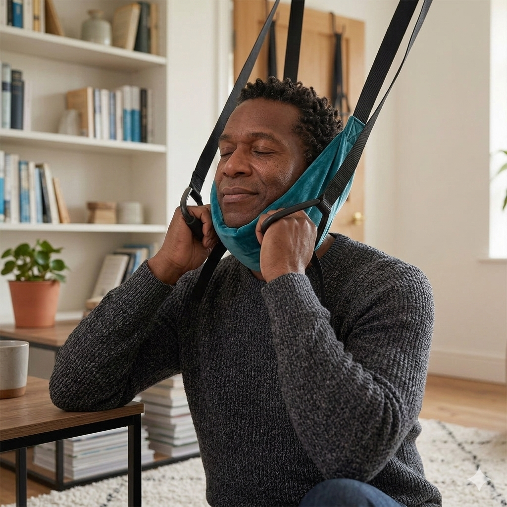 Detailed view of the breathable woven straps and canvas fleece material.