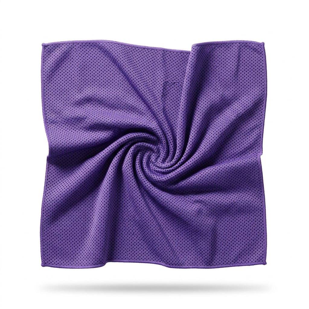 Comfortable and durable polyester fabric swatch