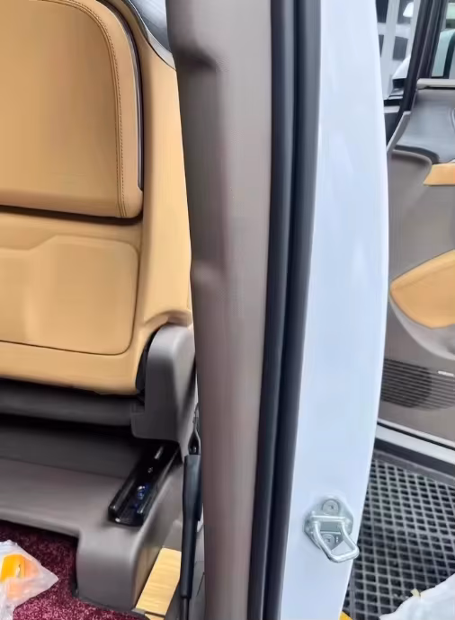 Clean and polished car interior