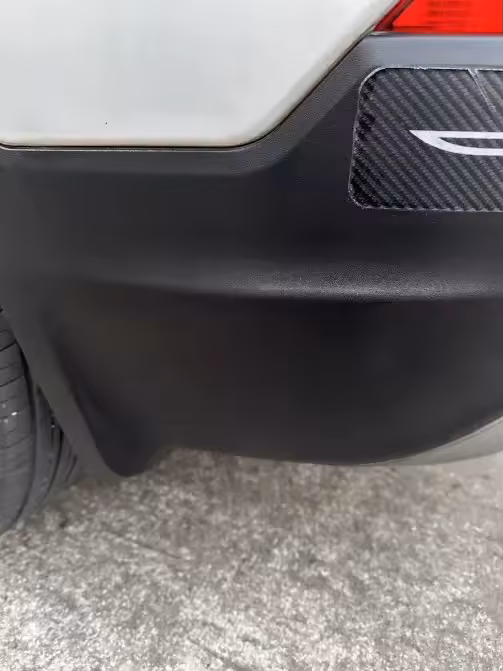 Shiny vinyl car seats