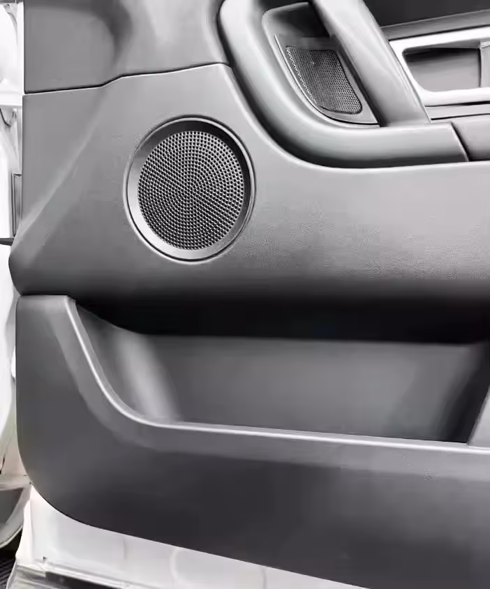 Faded car dashboard restored