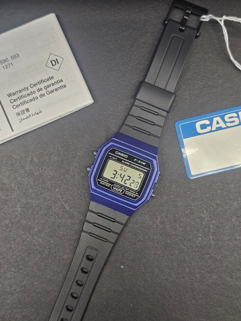 ساعة كاسيو F-91W الرقمية