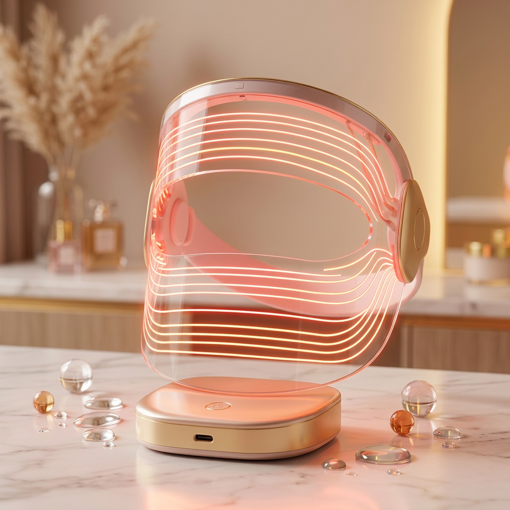 Radiance Shield Pro LED Light Therapy Visor for glowing skin