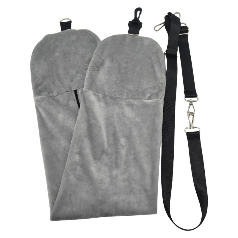 Person sleeping comfortably on a travel pillow