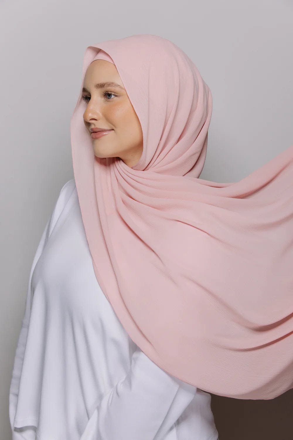 Hijab with hidden magnets
