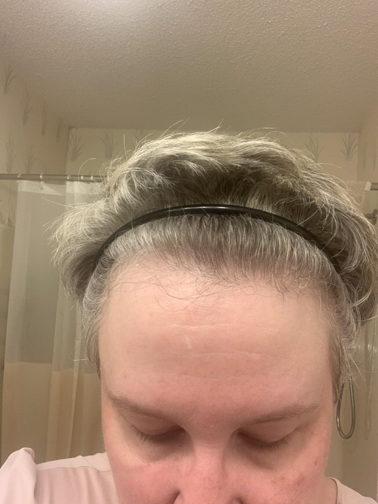 Smiling woman with smooth, healthy-looking skin