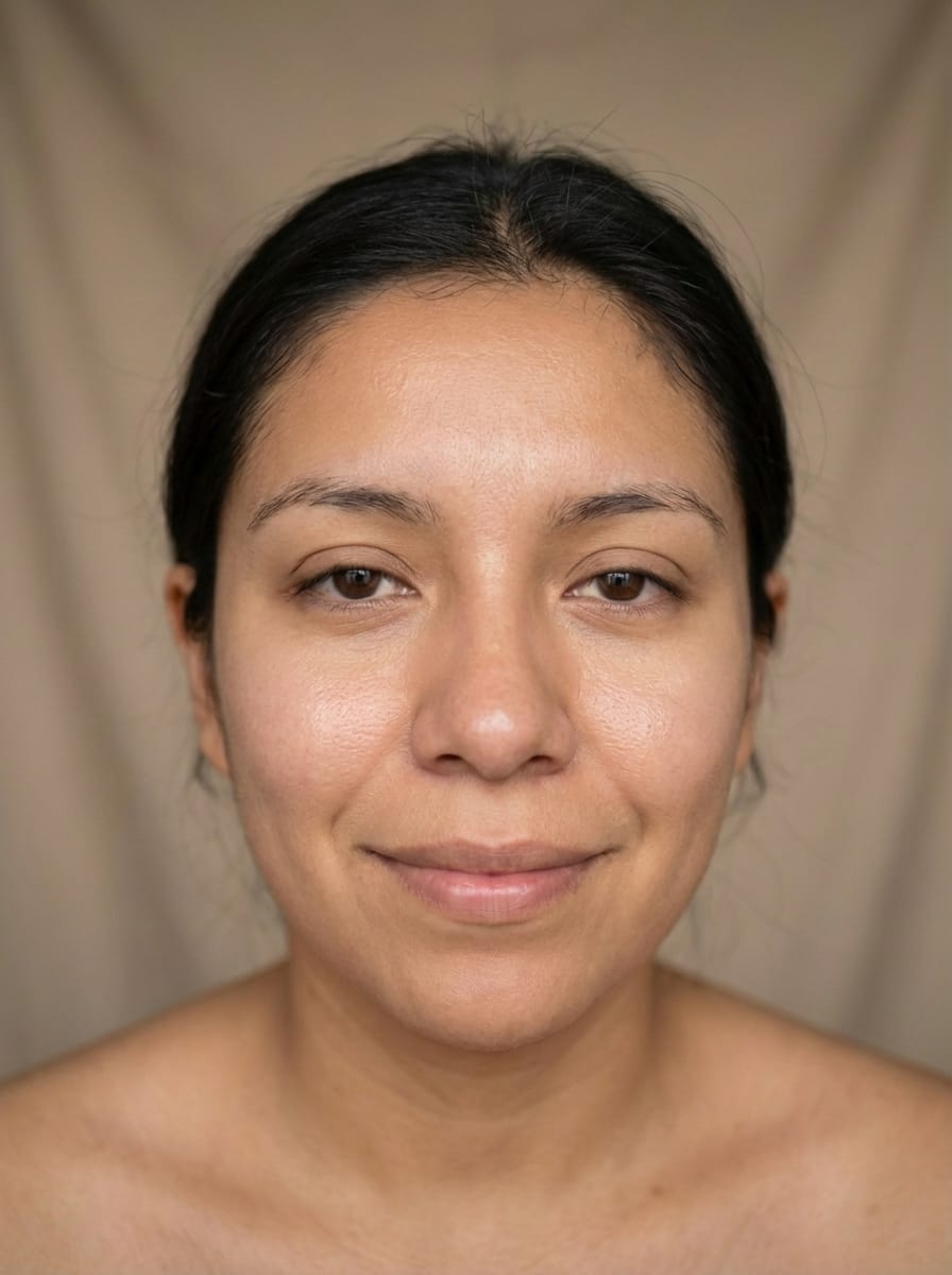 Plump, hydrated lips after application of Talovia Tallow Honey Balm