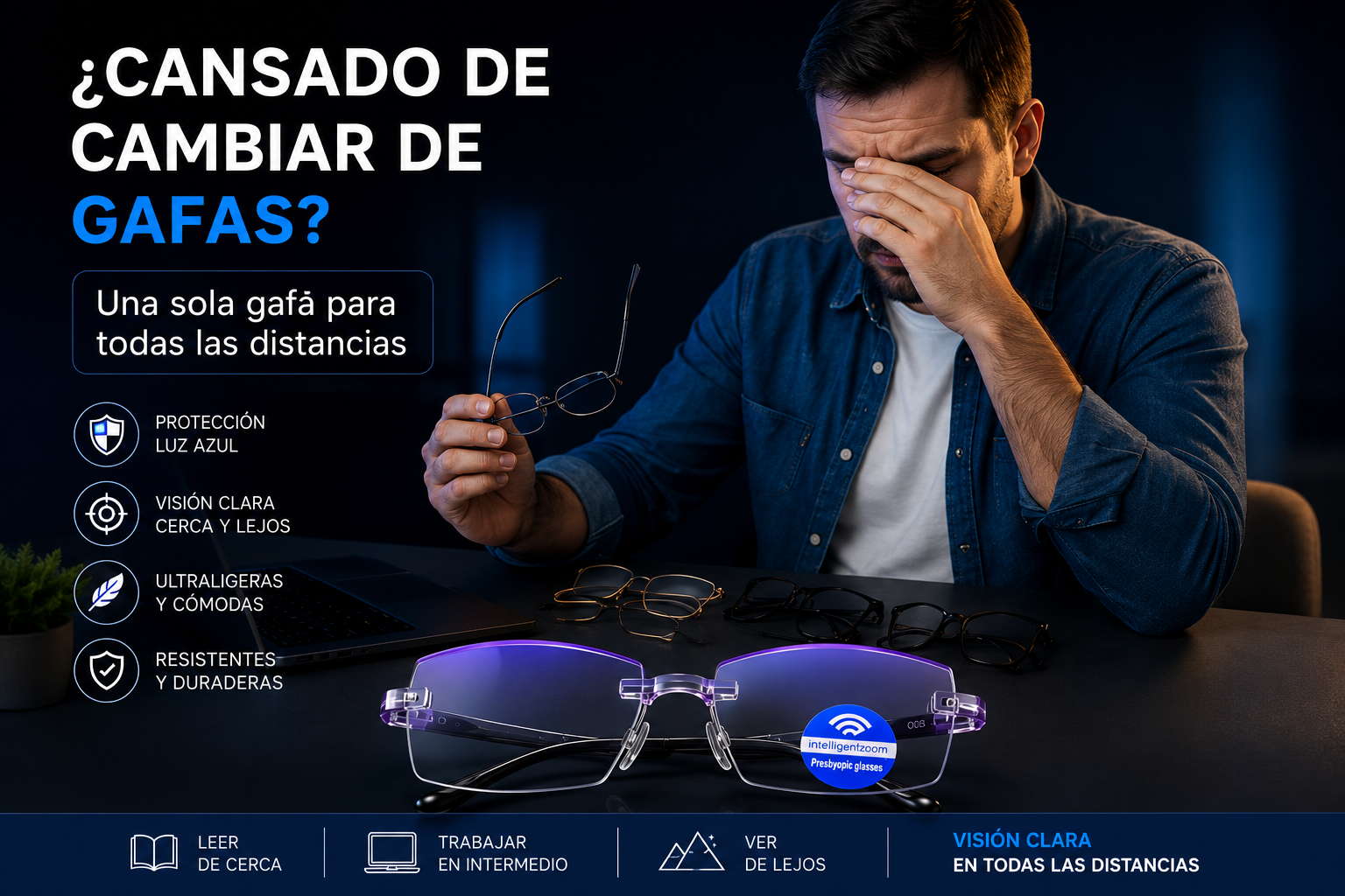 Persona leyendo un libro con las gafas VisionPro