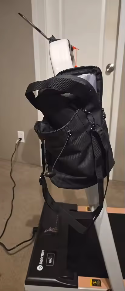 Magnetic holder on a car dashboard