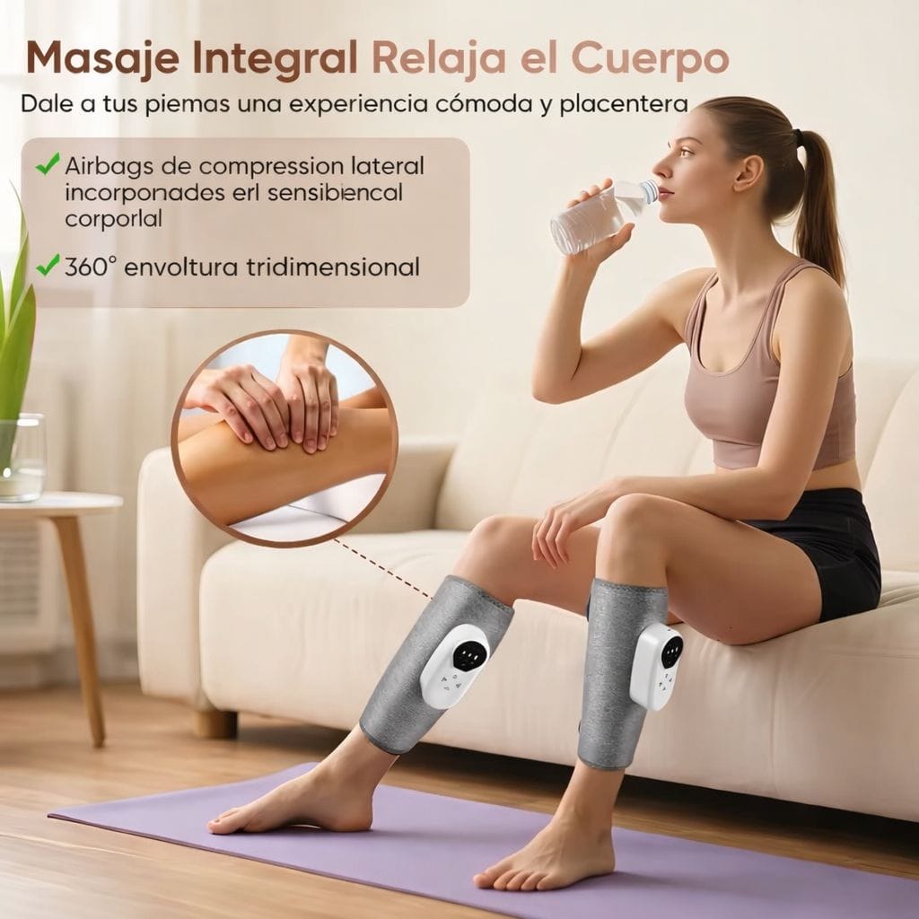 Masajeador de pantorrilla para circulación y alivio del dolor