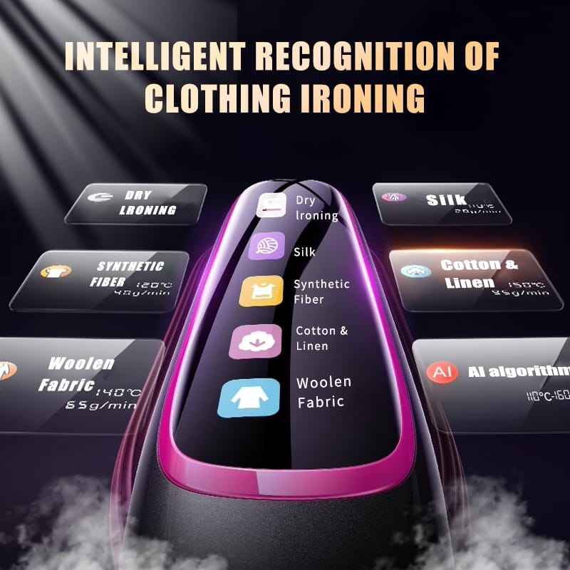 Imagen de prueba de vapor de la plancha de ropa