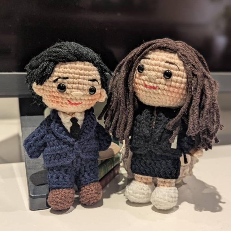 Customer uploading a photo for doll customization