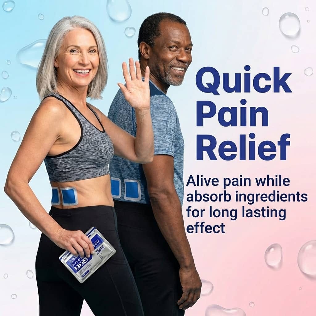 Japanese pain patch for joint relief