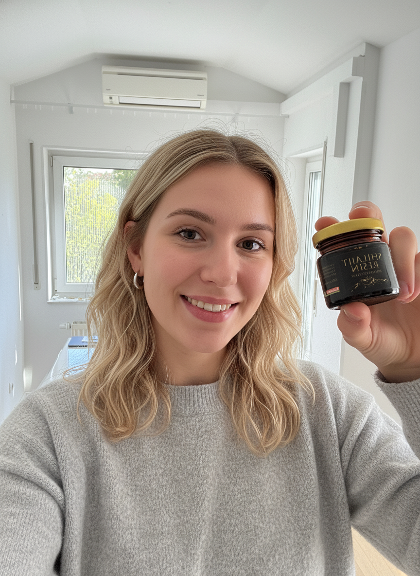 Nahaufnahme der Kapseln, die die einfache Einnahme und die Natürlichkeit des Produkts unterstreichen