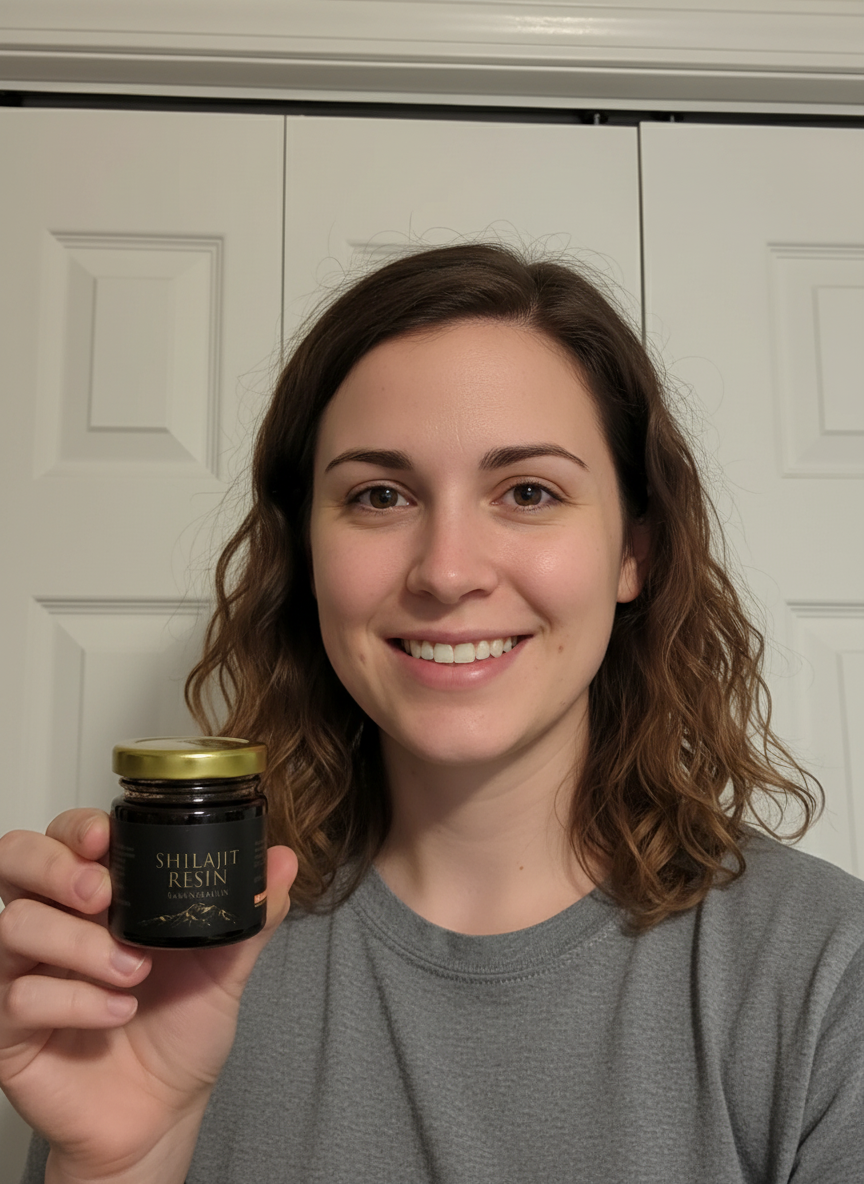 Person beim Sport mit Shilajit