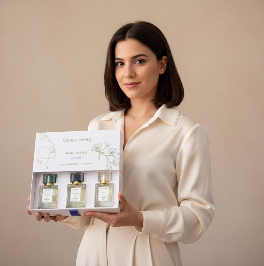 سيدة تتألق بعطرها