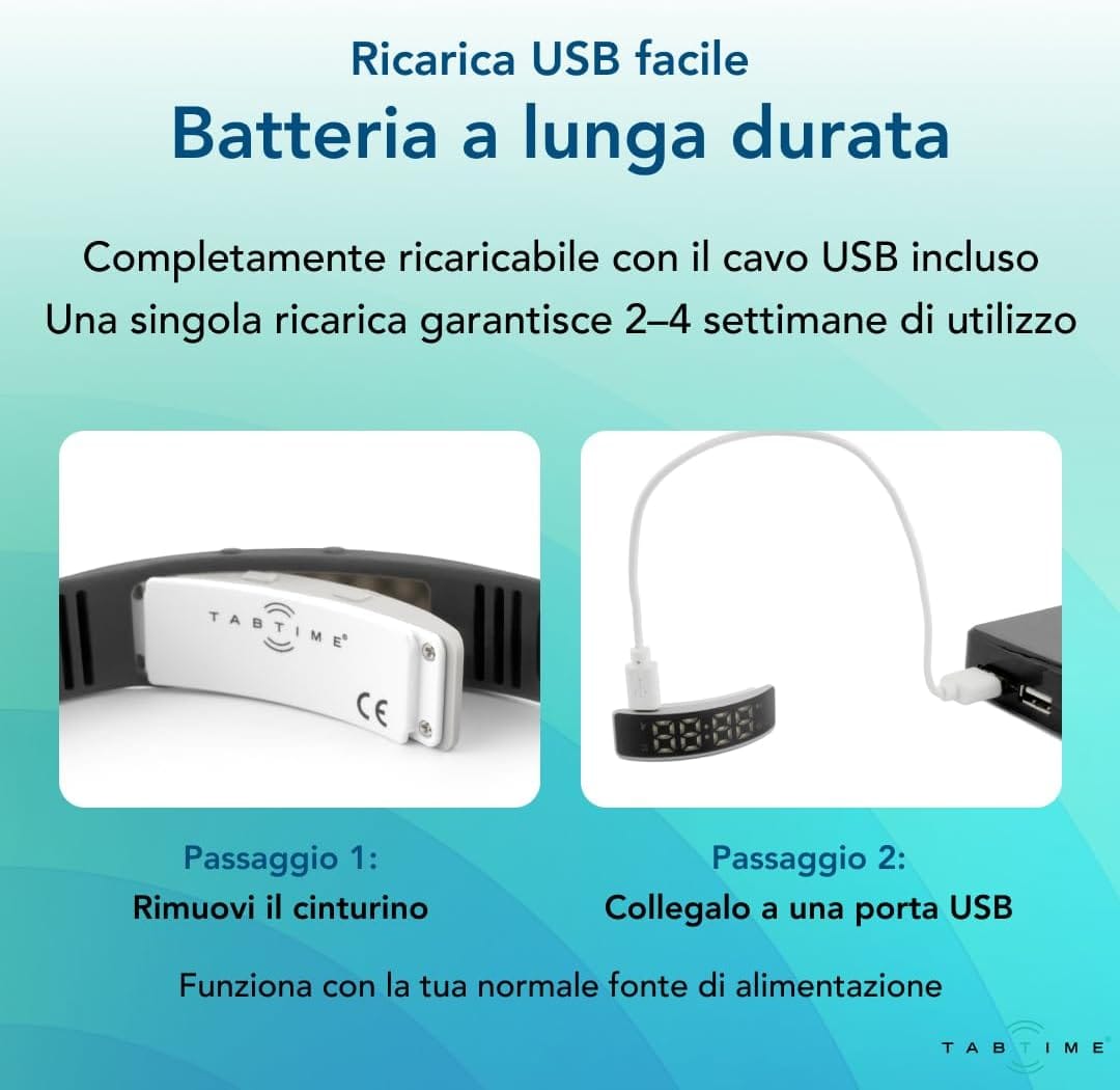 Donna che indossa l'orologio sveglia vibrante al polso