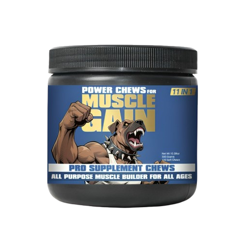 A muscular dog looking strong and healthy