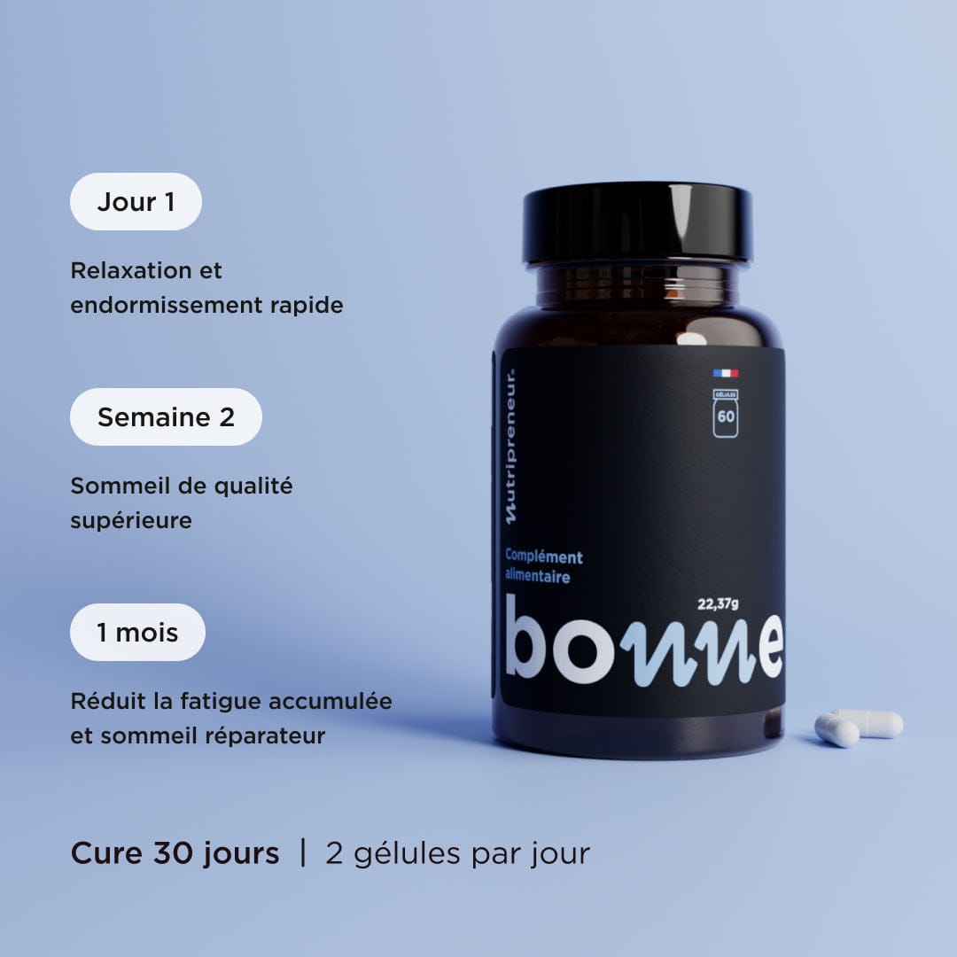Complément alimentaire Bonne Nuit pour un sommeil réparateur