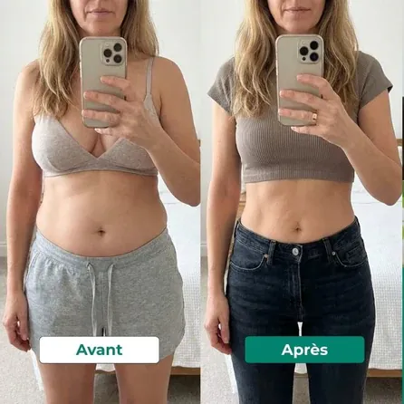 Bouteille du produit avec des ingrédients naturels