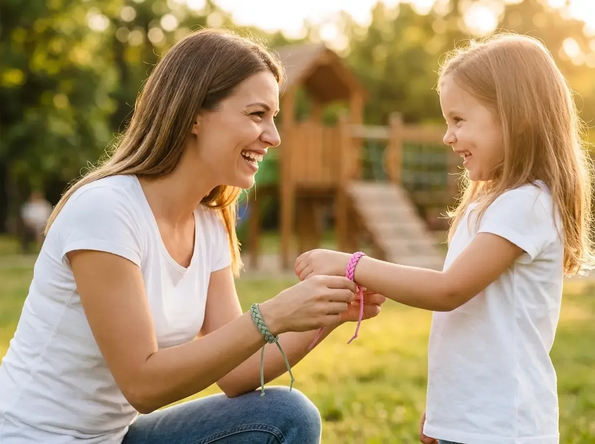Family enjoying outdoor activities protected from mosquitoes