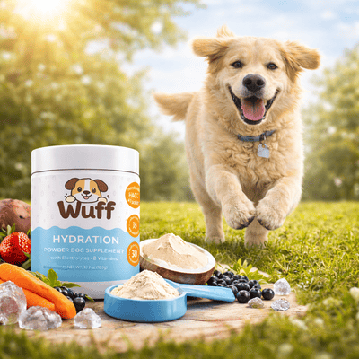 Satisfied dog owner with their pet