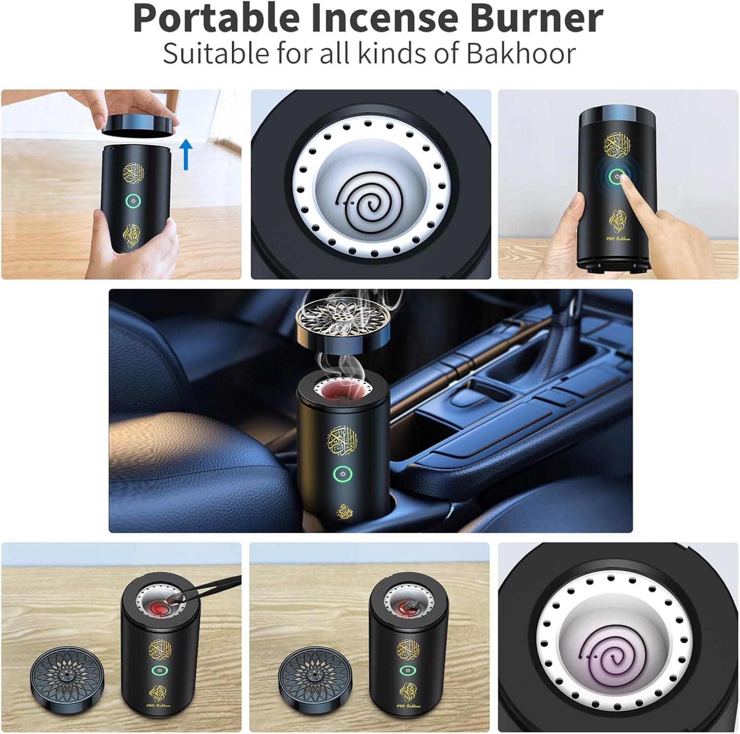 Dispositivo SQ-600 Bukhoor in un'auto