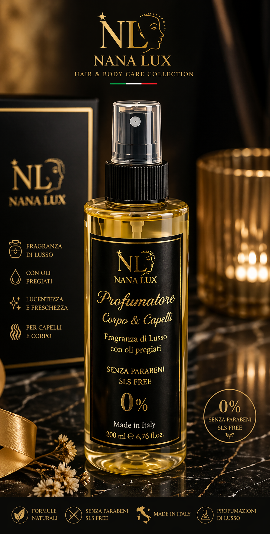 Immagine di capelli profumati a lungo