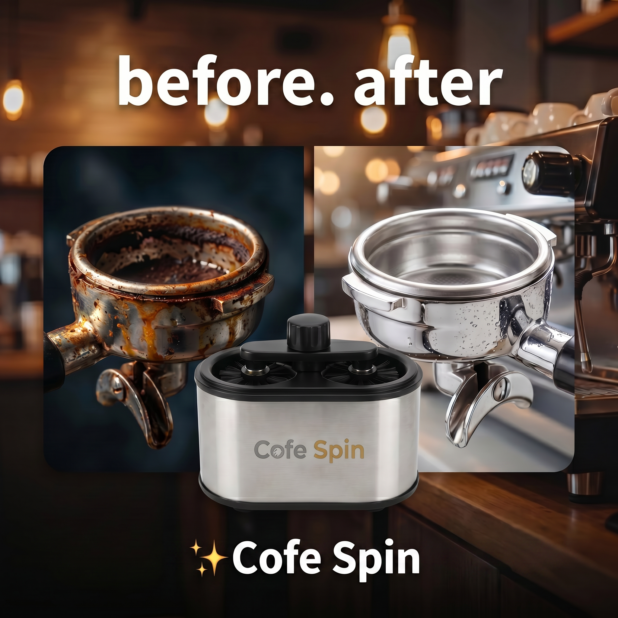 Image showcasing the coffee cleaner accessory