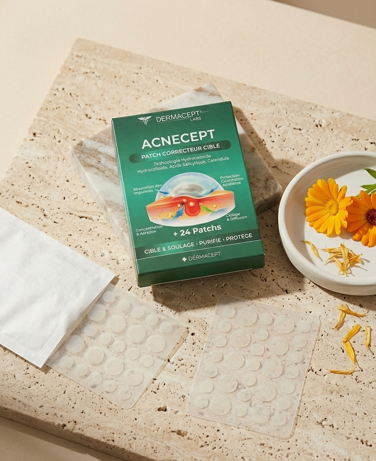 Patch Acnecept absorbant les impuretés