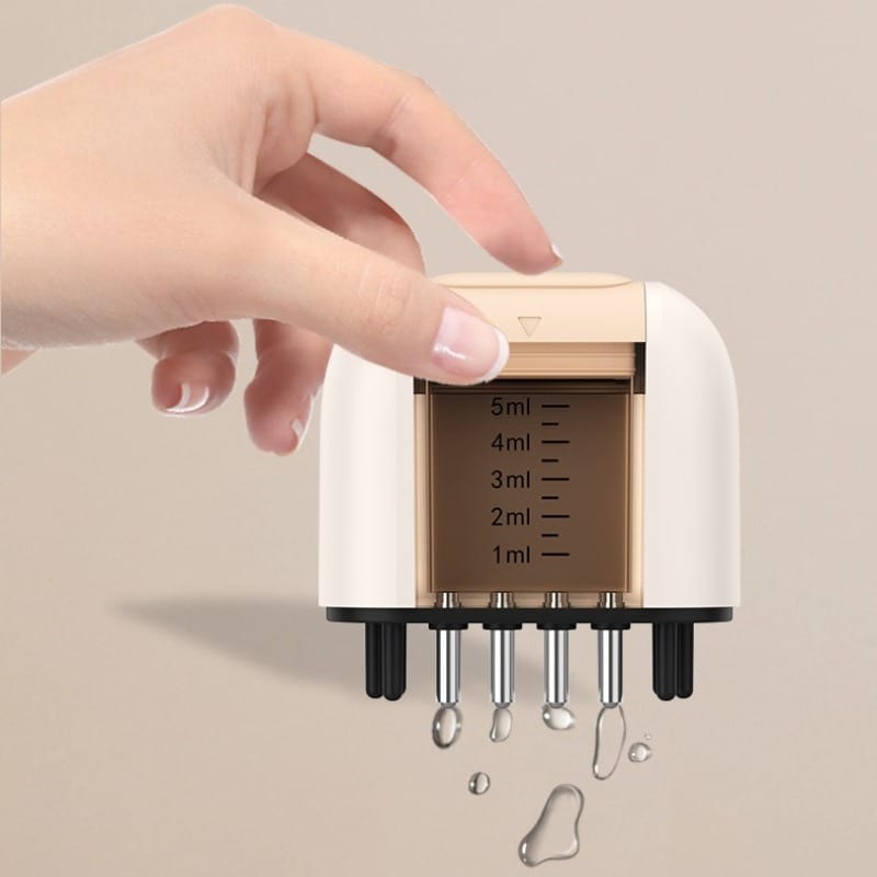 A serene bathroom setting with the product placed neatly, evoking a sense of calm and self-care.