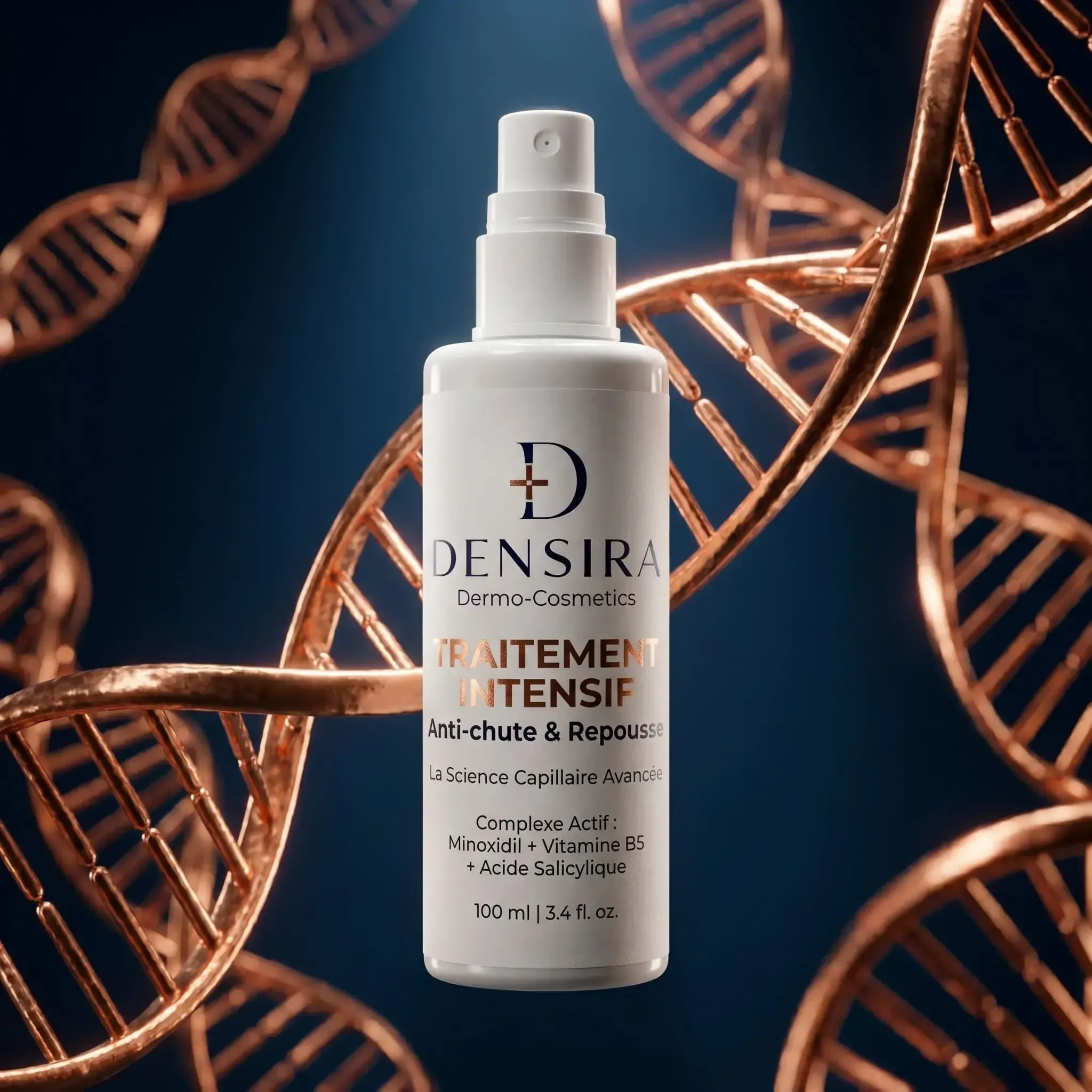 Flacon de DENSIRA, traitement anti-chute de cheveux