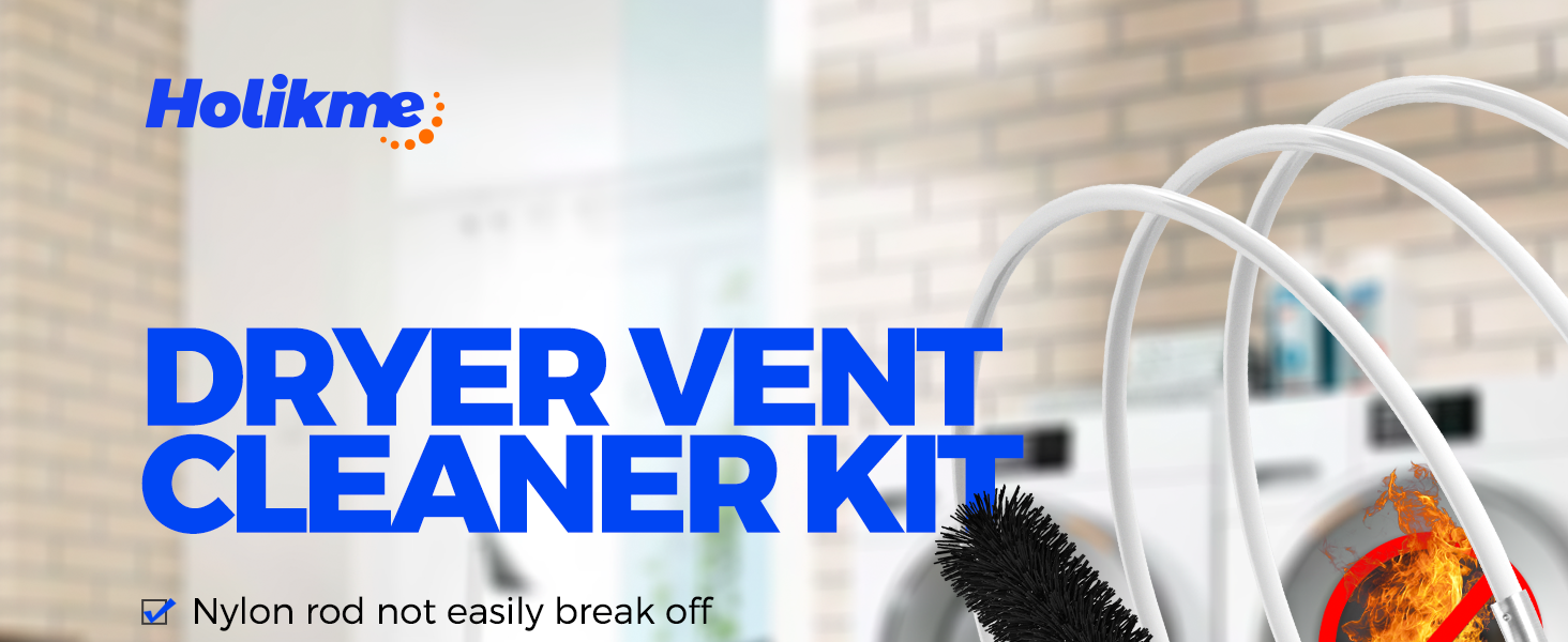 Complete chimney and dryer vent cleaning kit setup