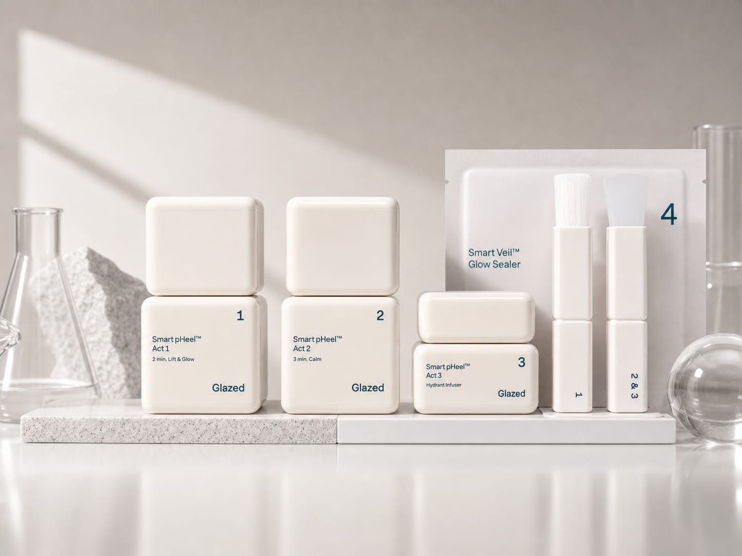 Product image of the Glazed Skin Program skincare set