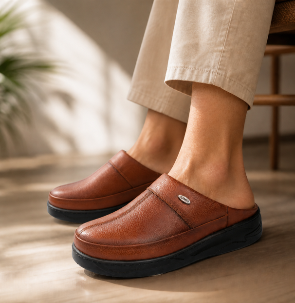 Chaussures en cuir souple