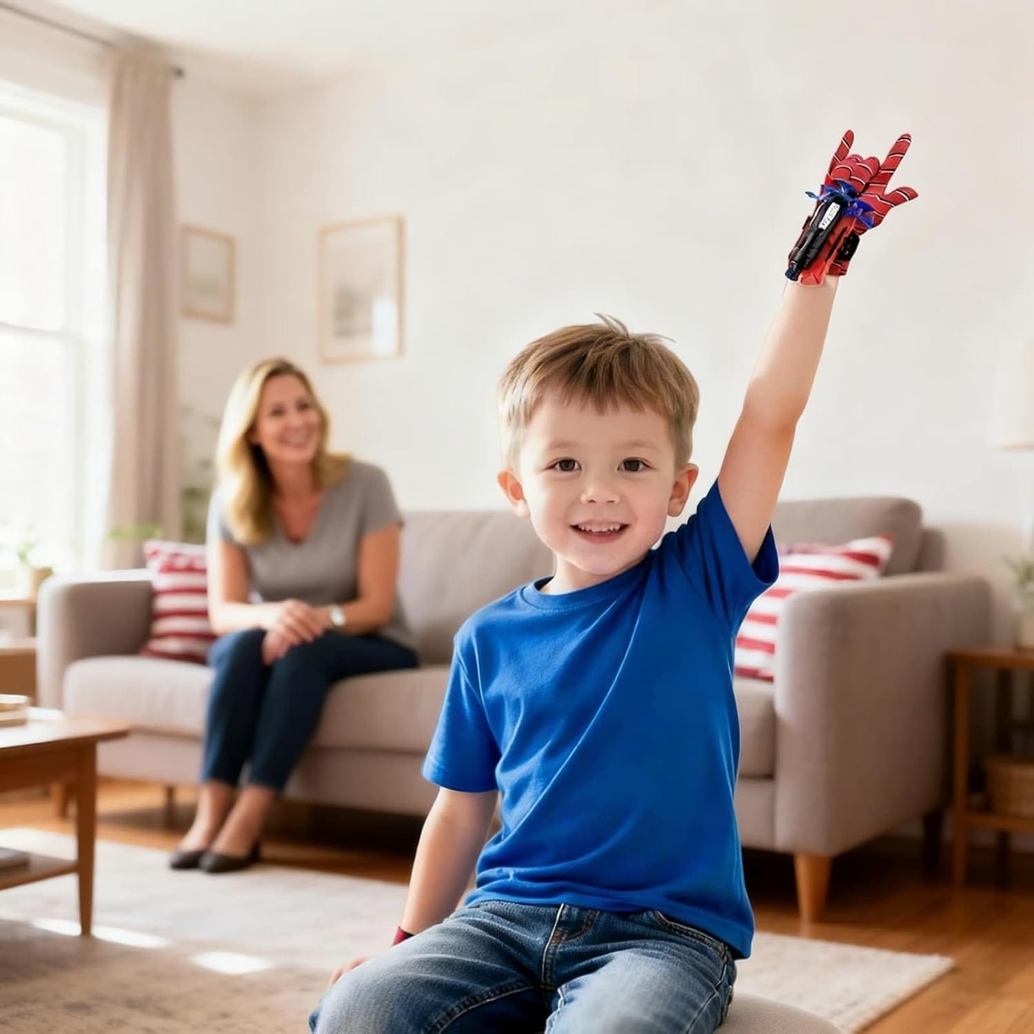 Spider Web Shooters for Kids,Adjustable Wrist Launcher Slinging Toy, Imaginative Role-Play Costume Accessory for Boys & Girls