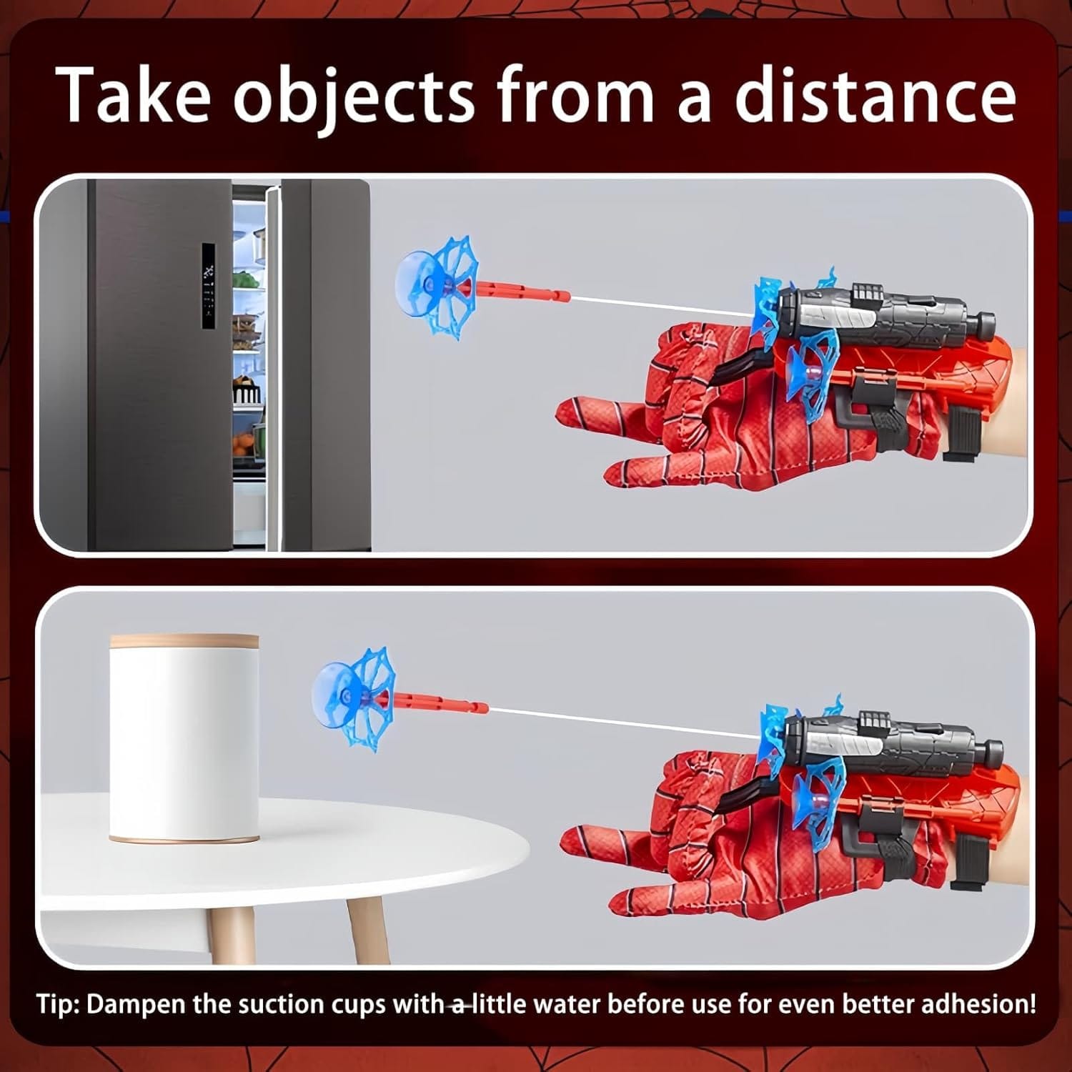 Spider Web Shooters for Kids,Adjustable Wrist Launcher Slinging Toy, Imaginative Role-Play Costume Accessory for Boys & Girls