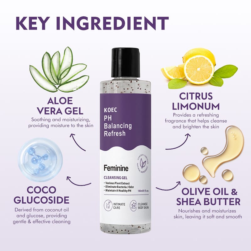 A woman looking refreshed and confident after using the shower gel, with a soft, healthy glow.