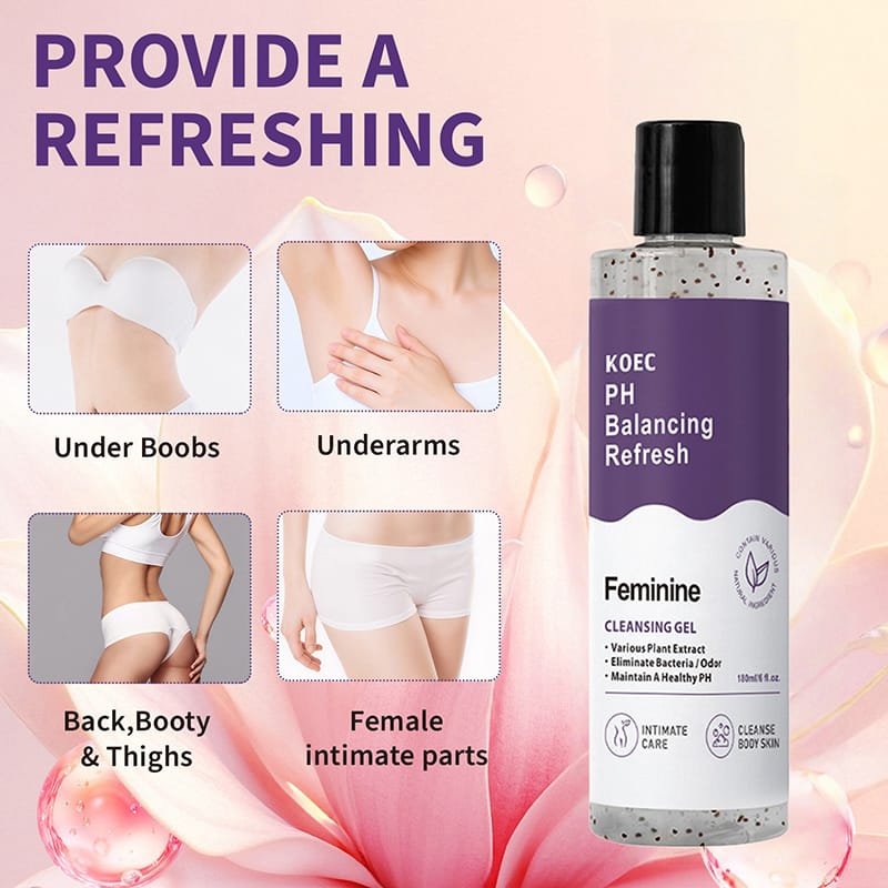 A woman gently patting her skin dry after showering, highlighting the soft and smooth feel.