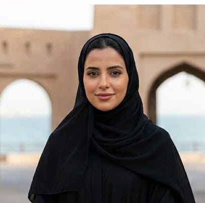 امرأة في العشرينات من العمر، من الشرق الأوسط