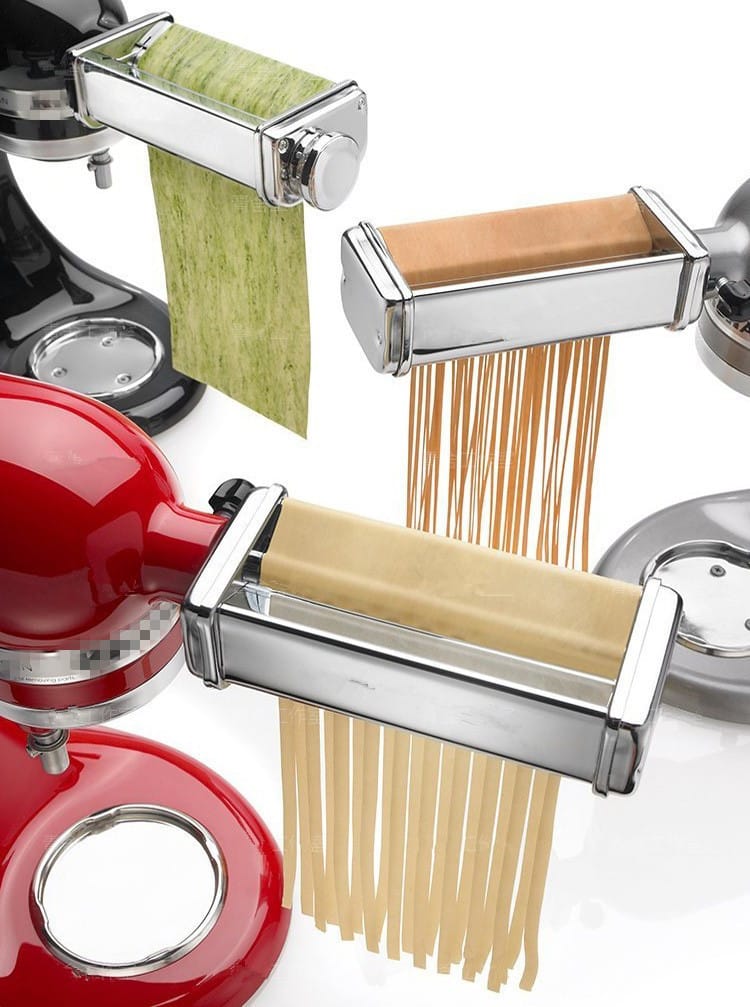 KitchenAid pasta attachment making spaghetti