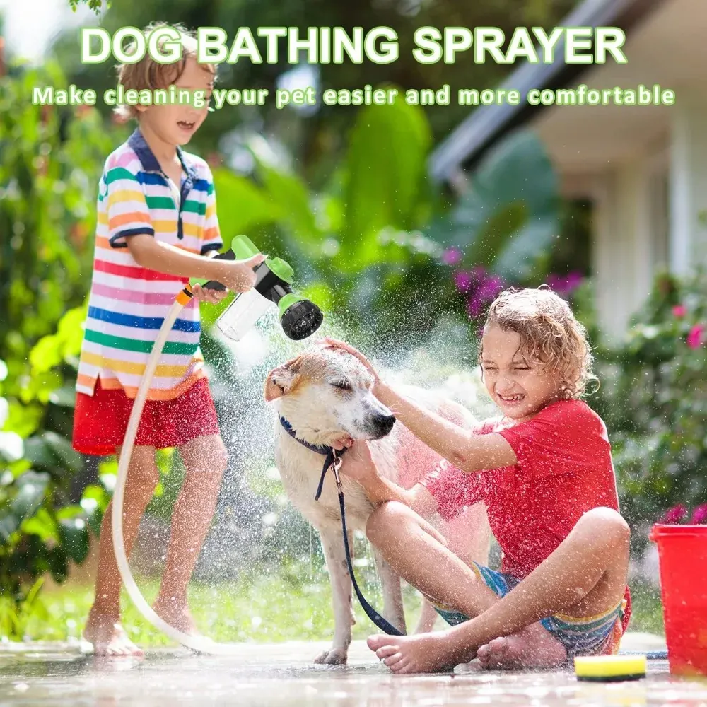 Pistolet de lavage polyvalent pour animaux et jardin